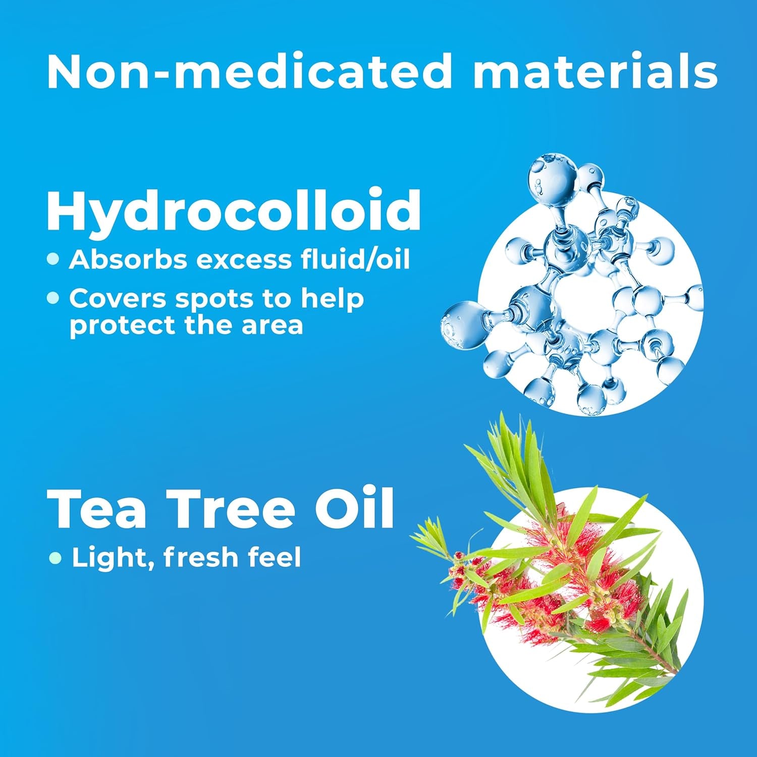 Pimple Patches for Face (240 Patches), Hydrocolloid Acne Patches with Tea Tree Oil, Pimple Stickers - Acne Pimple Patches for Face - Zit Patches