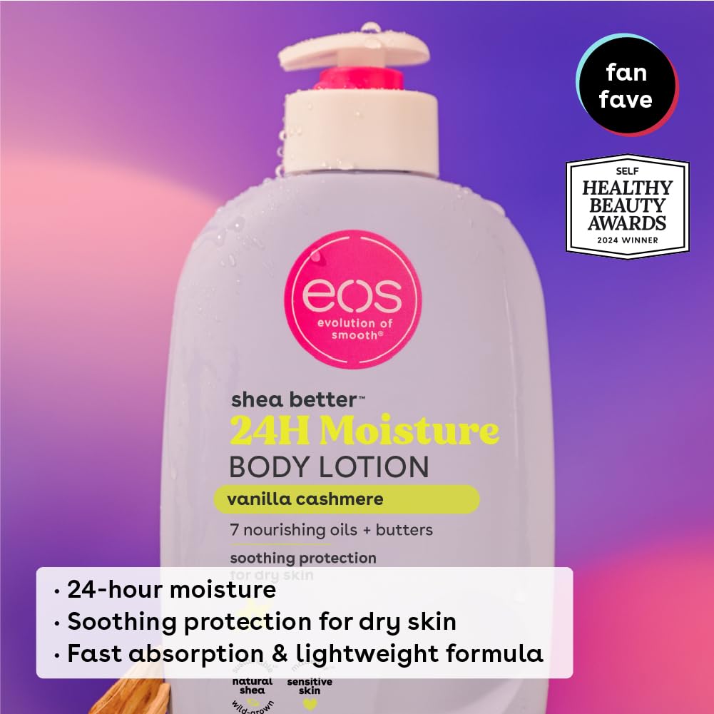 Indulge Your Skin with the Shea Better Body Lotion Bundle - Vanilla Cashmere & Fresh & Cozy, 24-Hour Hydration, Lightweight & Non-Greasy, 16 Fl Oz of Pure Moisture Bliss