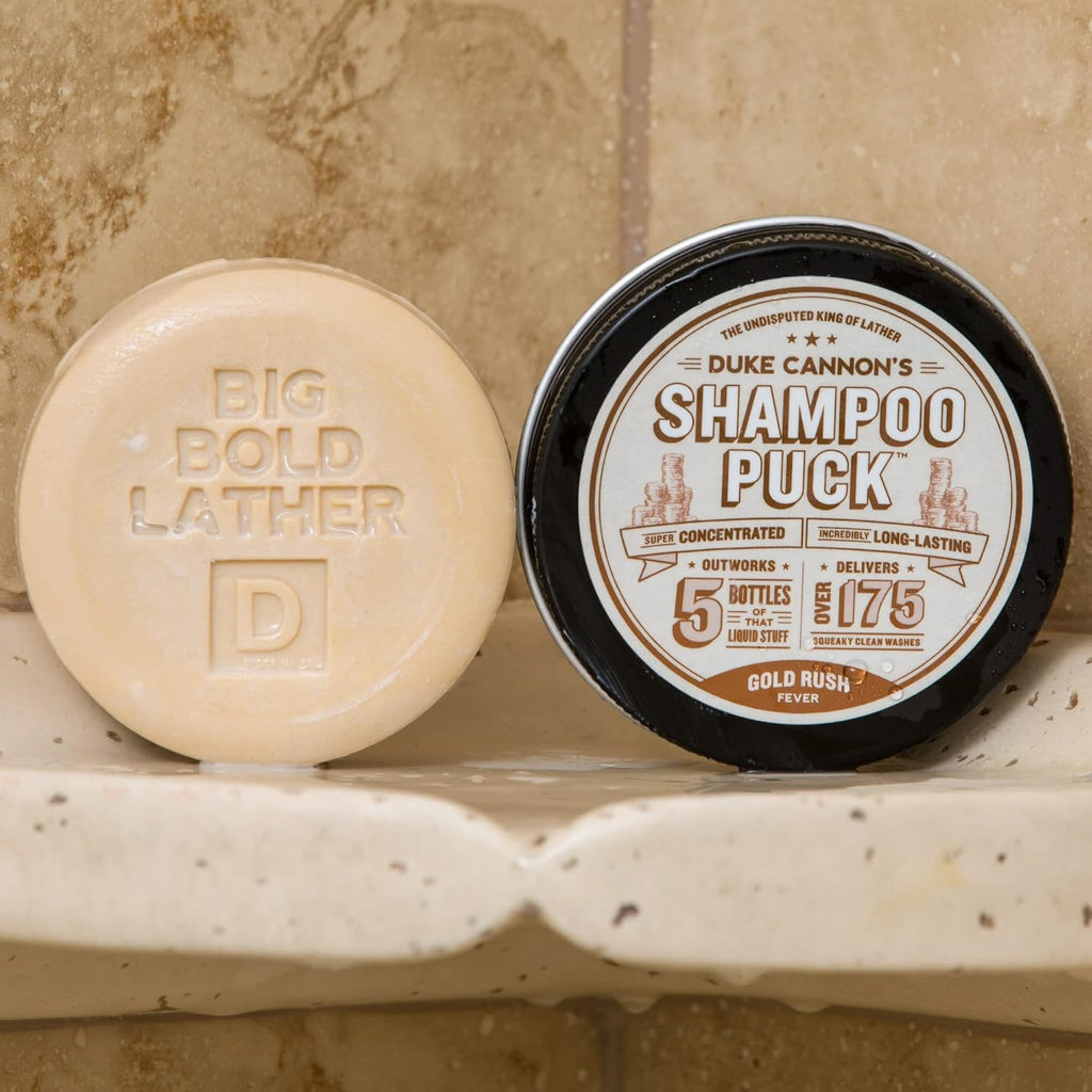 Men'S Shampoo Puck - over 175 Washes, Sulfate-Free, Gold Rush, 4.5 Oz (Pack of 1)