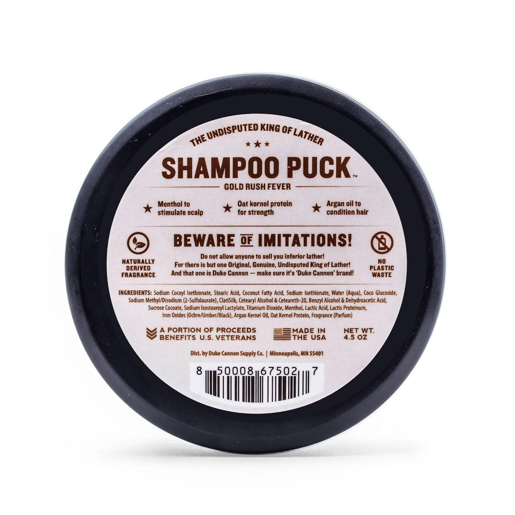Men'S Shampoo Puck - over 175 Washes, Sulfate-Free, Gold Rush, 4.5 Oz (Pack of 1)